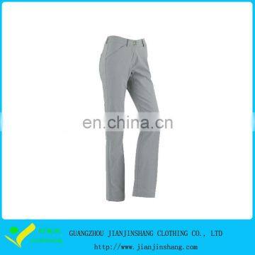 Laides Grey Color Custom Embroider Lofo Long Shirts Trousers For Women