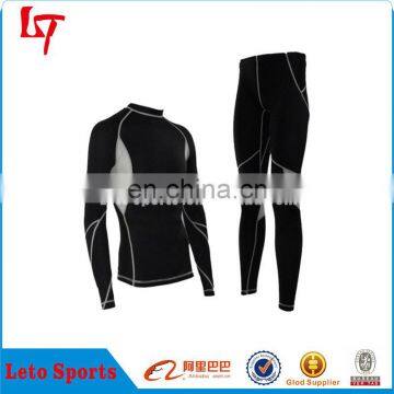 Top quality compression running tops/sublimation custom gym wear