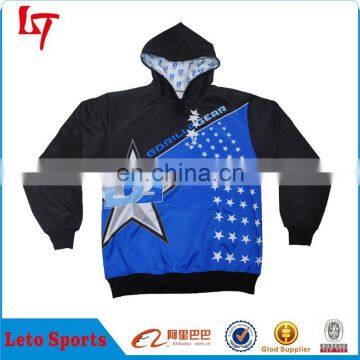 cheap custom full sublimation transfer hoodies/sublimated pullover men hoodie jacket