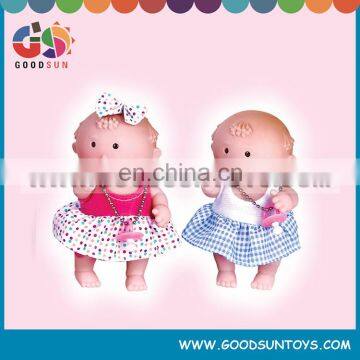 Hot selling 12 pcs 5 inch boy baby doll toy set small toys small items for wholesale