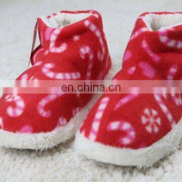 Customized colourful warm red flower fashion indoor slippers