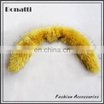 Raccoon dog fur collar