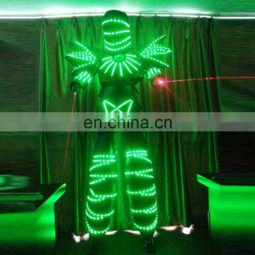 Night Stage POPPING Dancing LED robot costume