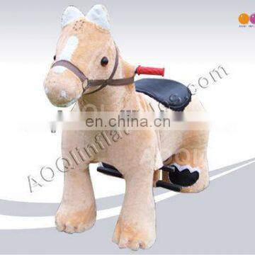 cartoon plush electronic horse