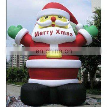 outdoor Christmas decoration giant inflatable santa claus
