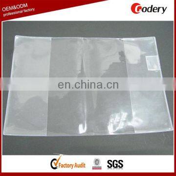 China supplier clear plastic book cover