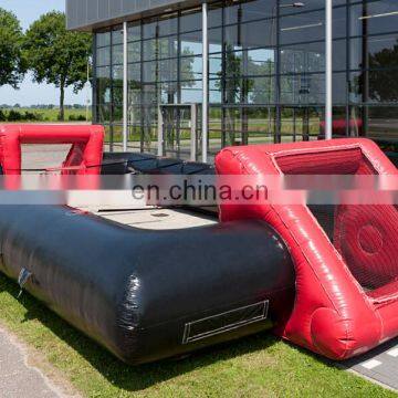 inflatable foosball tube field / inflatable human foosball field tube / inflatable foosball field table