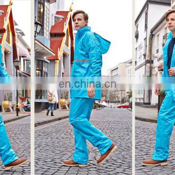 Oxford Raincoats With reflection strip Hight Quailty for Workers style suit waterproof Raincoat