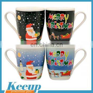 Bulk Christmas Gift Color Change Procelain Mugs