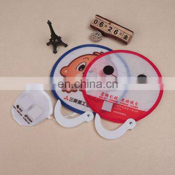 customized summer Nylon Foldable Hand Fan