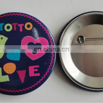 Promotional New-style Button Badge with Safety Pin