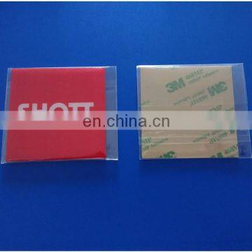 custom print epoxy self adhesive aluminum sticker label