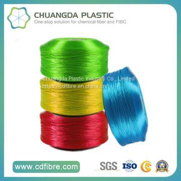 840d Polypropylene Colorful High Tenacity Yarns Used for PP Webbing