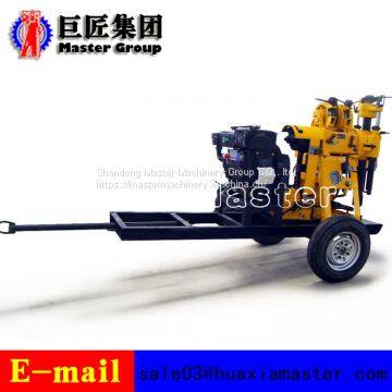 XYX-130 wheel type hydraulic water well drilling rig shifting type one hundred meter sampling exploration machine