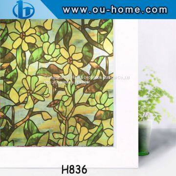 OUHOME Decoration Static Window Film Plastic Glass Film photo-2