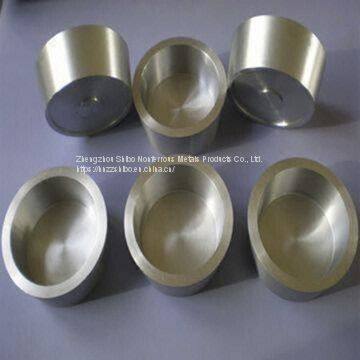 High purity  99.95%  pure molybdenum crucible for sale