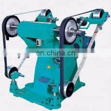 Two Wheels Abrasive Belt Brass Metal Grinding Polishing Machine photo-2