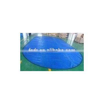 Hot Sale PVC Coated Fabric for Pool Cover, Pvc Materials Swimming Pool Cover photo-2
