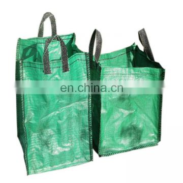 High Quality Green PE Coated Garden Grass Bag