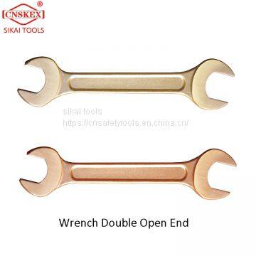 Hebei Sikai Sparkless wrench double headed wrench aluminum bronze  Manual tools 18*19mm