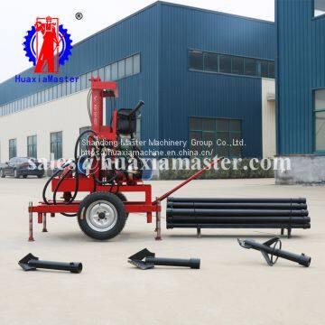 Three phase electro-hydraulic the machine will automatically load and unload the drill pipe low noise fast hole formation rig with small size and large diameter is popular