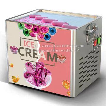 2020 new design table top mini DIY roll fried ice cream machine Good quality factory direct sale WT/8613824555378