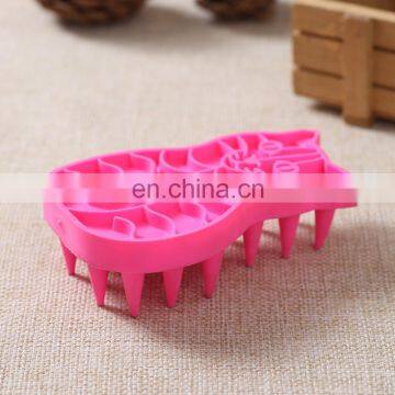 Pet Cartoon Mini TPR Comb Fur Remover Brush Dogs Cats Fur Cleaning Massage Brush photo-4