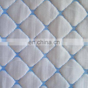 Jacquard Knitted Cooling Fabric for Mattress Protector, 44% Cooling, 56% Polyester