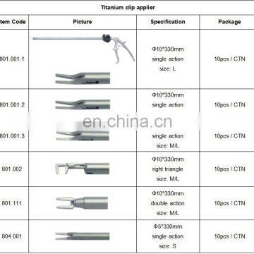 The Basis Surgical Instruments of Ligation Titanium Clips photo-6