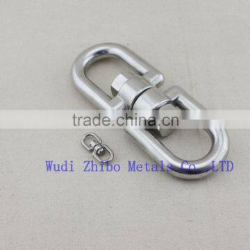 Top quality high polished double eye swivel stainless steel swivels for sale