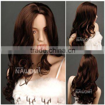 W3415 Virgin Brazilian Curly Human Hair Lace Front Wig