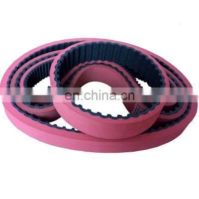 610T10 Factory Direct Rubber Timing Belt With Red Rubber Coated photo-2