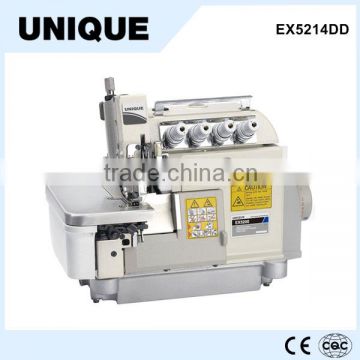 EXT5114DD Direct drive high speed cylinder bed top and bottom feed industrial overlock sewing machine 4 thread jack sewing machi