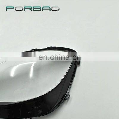 E-CLASS New Style Black Border Transparent Headlight Lens Cover for W213 E260 E300 20-22 Year photo-4