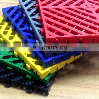 Plastic garage modular floor tiles for car wash shop