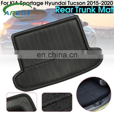 Rear Cargo Boot Liner Trunk Floor Mat Tray Carpet Mats Mud Kick for KIA Sportage 2016 2017 2018 2019 2020 For Hyundai Tucson