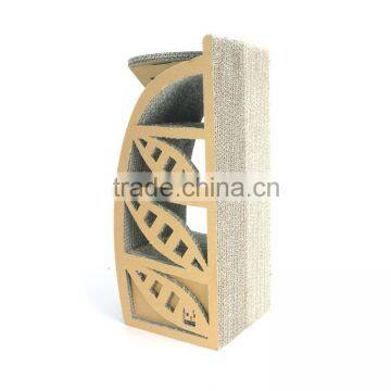 cardboard shaped cat scratcher