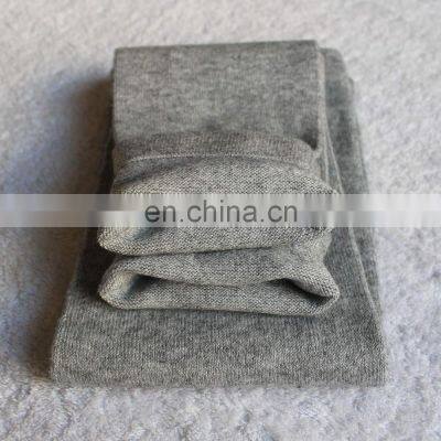 Women Plain Knit Cashmere Leg Warmers for Winter photo-3