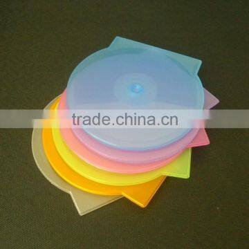 Slim Clamshell Clear Round Plastics cd Dvd Case photo-2
