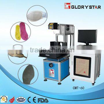 Galvo CO2 laser marking engraving machine for shoes sole CMT-60