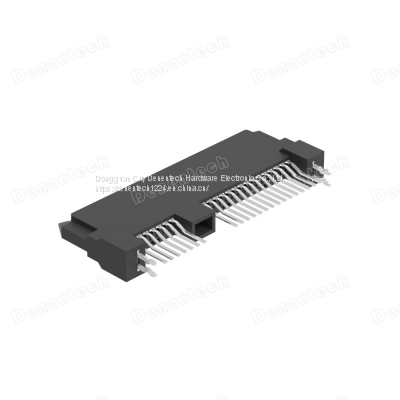 Denentech SATA 7+15P Female H14.15mm Straight Dip Connector photo-3