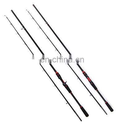 Lure Killer 2 sections Carbon Spinning Casting Fishing Rod For Saltwater Freshwater Fishing of Sea Reservoir pond river