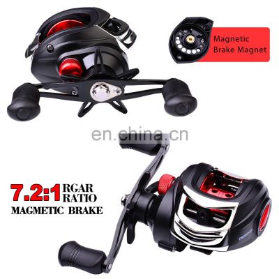 Left Right Hand Baitcasting Reel 7.2:1 Bait Castingfishing reel With  Magnetic Brake Magnet for fishing