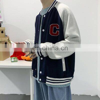 New Year Christmas Embroidered Mens Clothing Satin Coat Custom BomberJackets Zip Up Winter Jacket