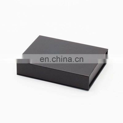 Wholesale mini small black book shape magnetic closure gift boxes packaging