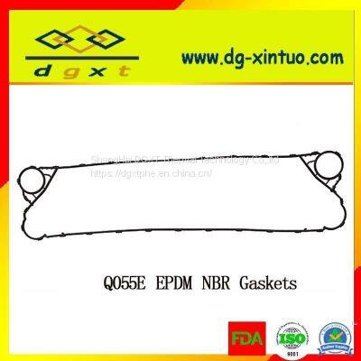 APV Equivalent Q055E Heat Exchanger Gasket For sea water plate heat exchanger