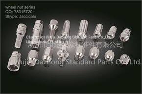 M10-M14 steel chrome plated wheel nut for automotive industry