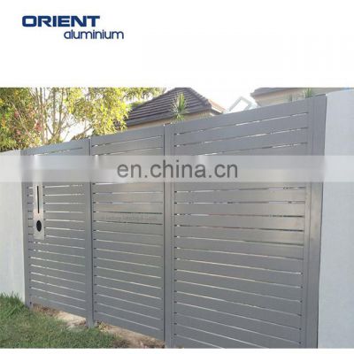 Hot sale promotion garden awning folding louver aluminium fence