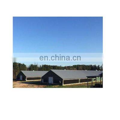 China Steel Building Low Cost Prefabricated Poultry Shed For Chickens