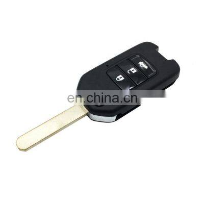 Replacement 3 Button Flip Remote Smart Car Key Shell Housing Cover For Honda GREIZ Civic City XRV Vezel